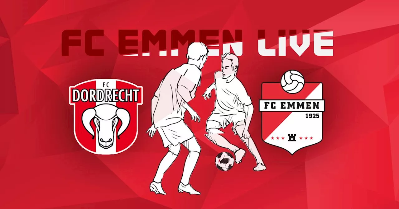 FC Emmen op voorsprong in Dordrecht dankzij Besuijen