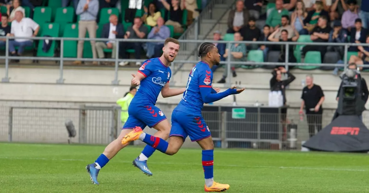 Vicente Besuijen schiet FC Emmen naar halve finale play-offs