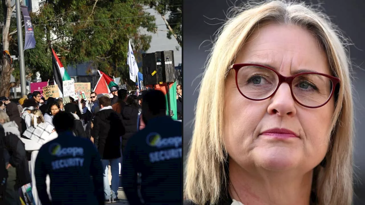 Victorian premier 'disgusted' after pro-Palestinian protesters storm Labor state conference