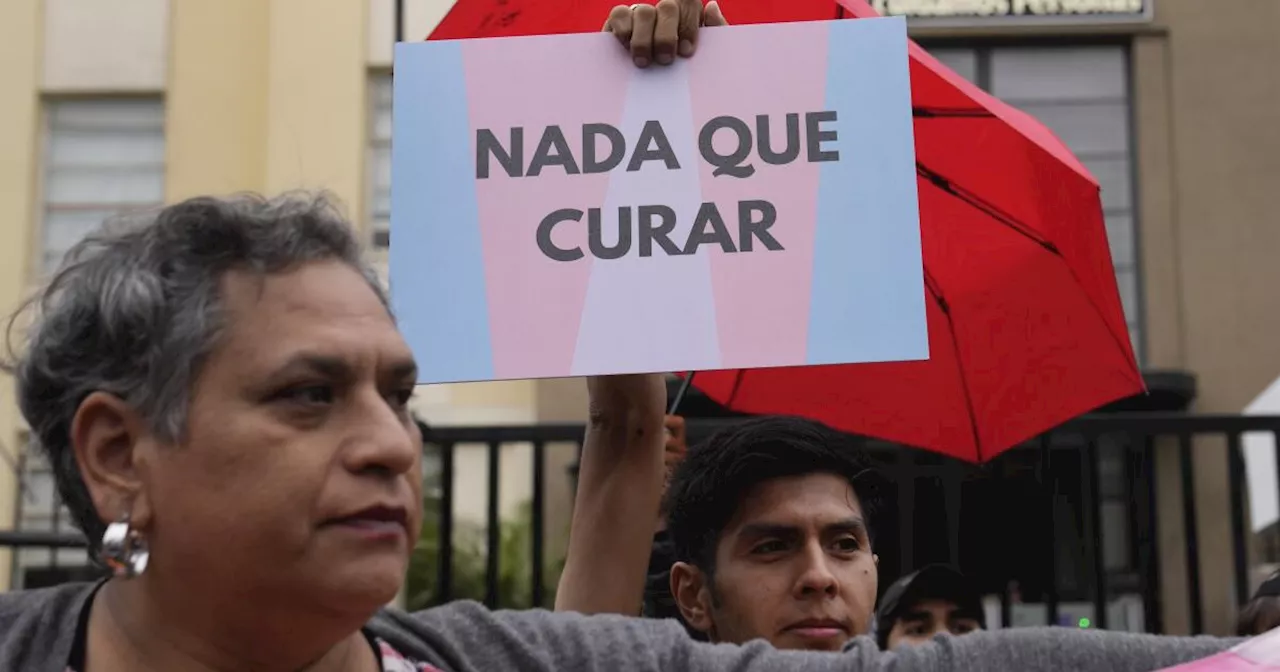 Protesters rally in Peru against decree classifying seven gender identities as “mental illness”