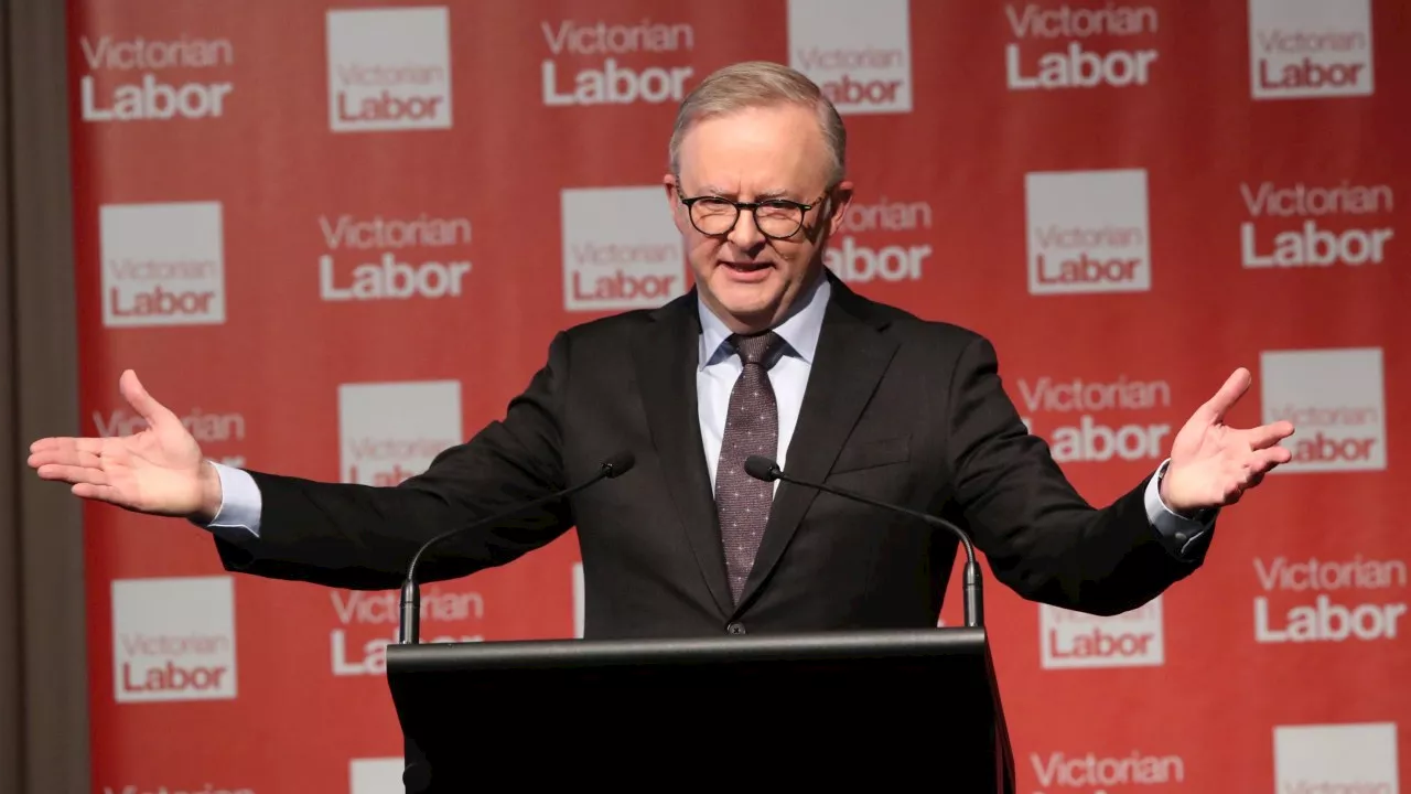 ‘Pathological problem’: PM slams LNP and Greens at Victorian Labor conference