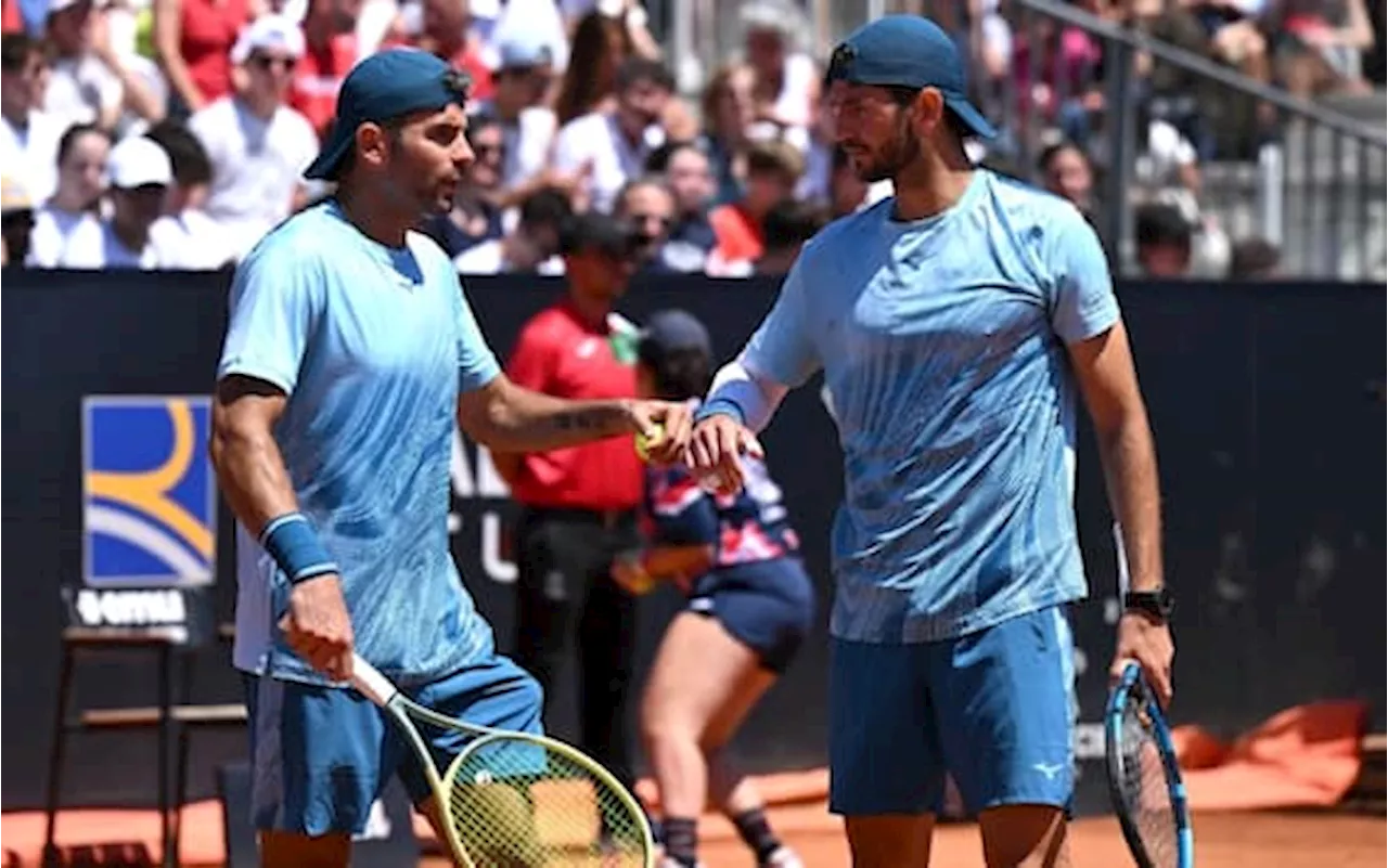 ATP Roma, il programma di oggi: Bolelli e Vavassori a caccia della finale in doppio