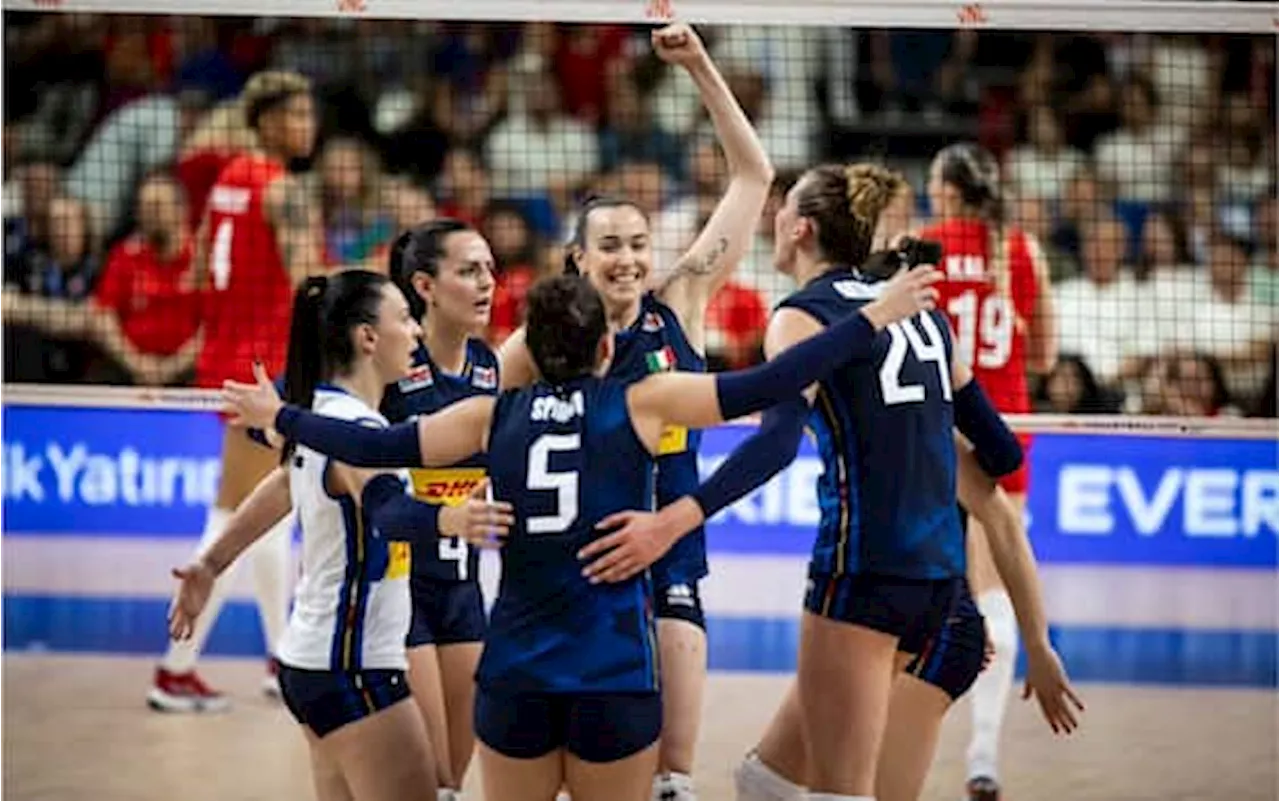 Italia-Turchia 3-1, che vittoria delle Azzurre nel macht di Volley Nations League 2024