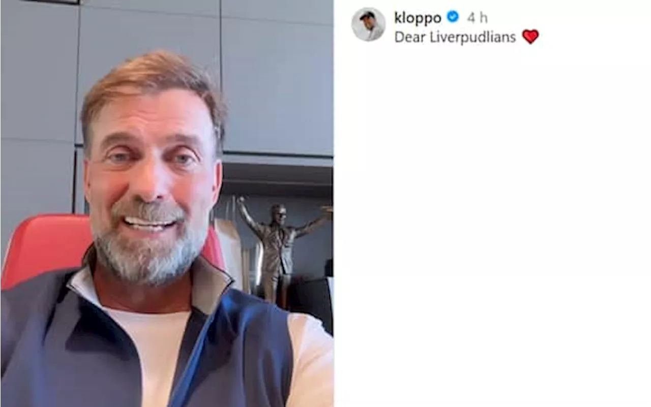 Liverpool, Klopp saluta i tifosi: 'E' stata una storia d'amore'