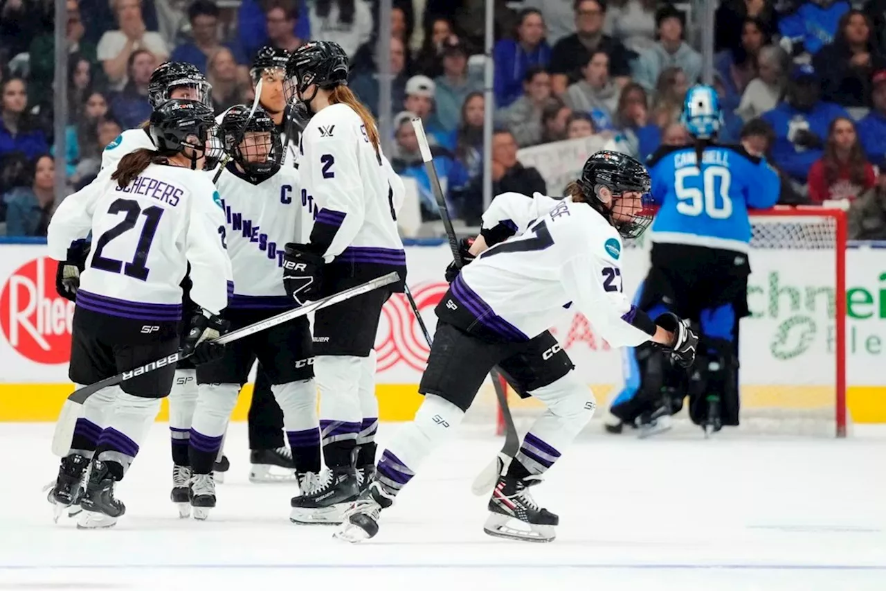 Heise scores twice, Minnesota beats Toronto 4-1 to take PWHL semifinal 3-2