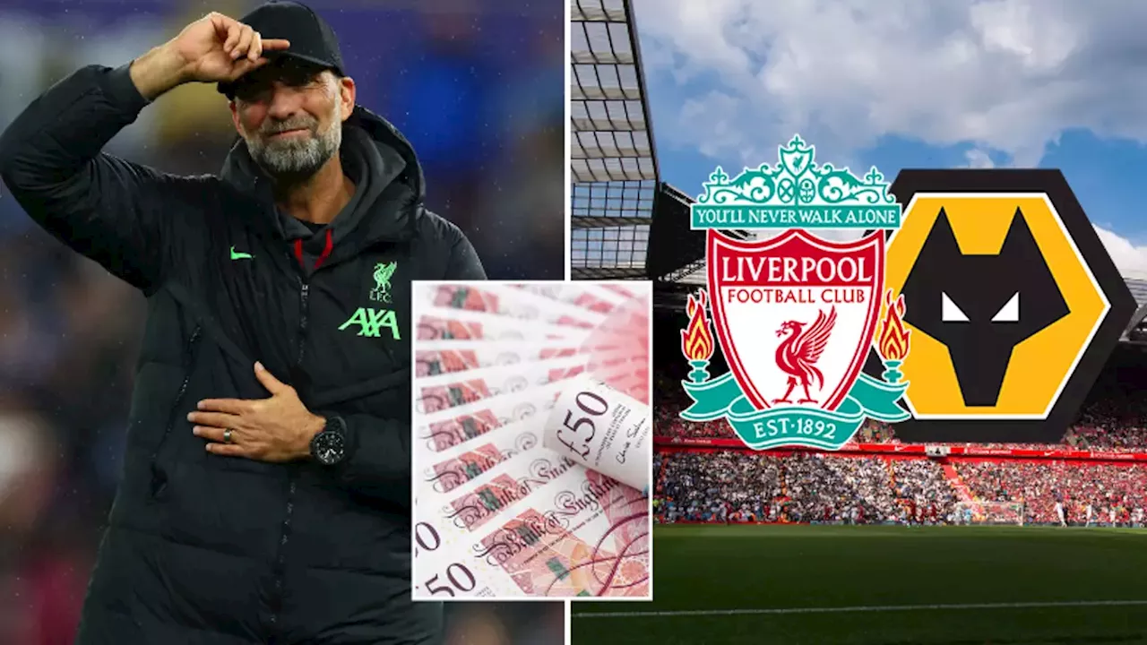 Liverpool vs Wolves tickets are still going for an insane amount ahead of Jurgen Klopp farewell