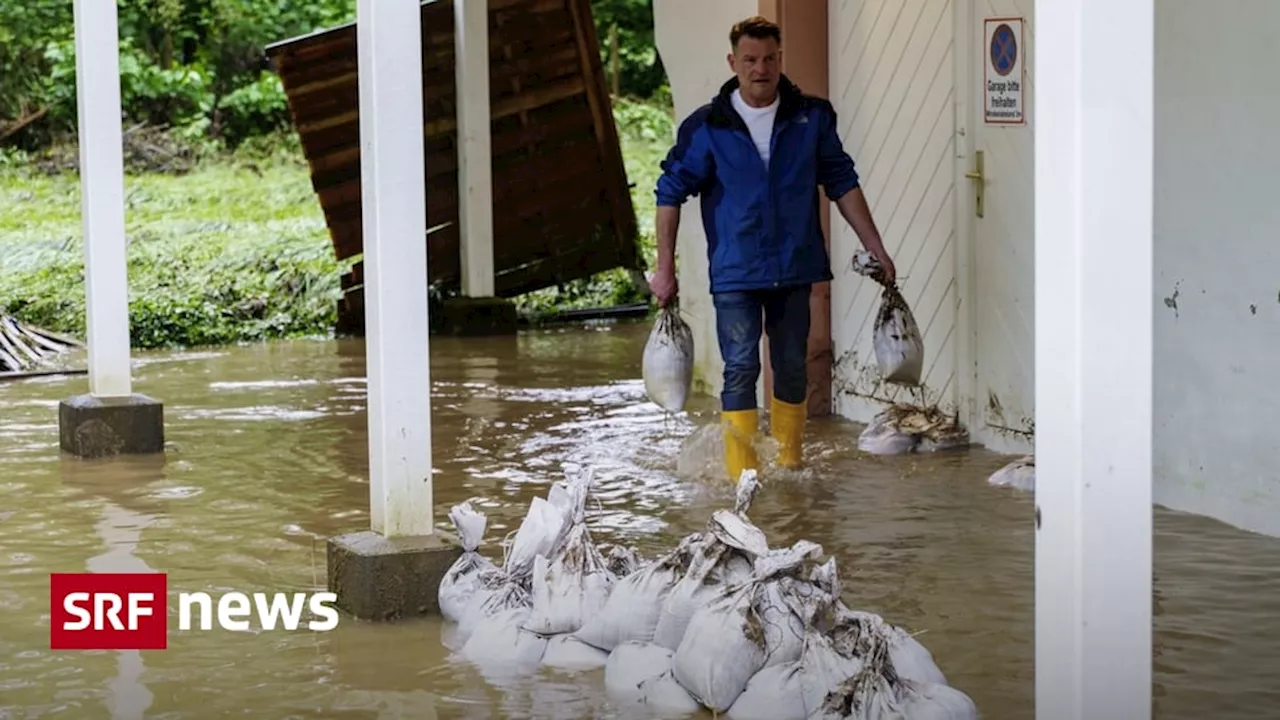  Viele Rettungseinsätze wegen Hochwasser in Deutschland