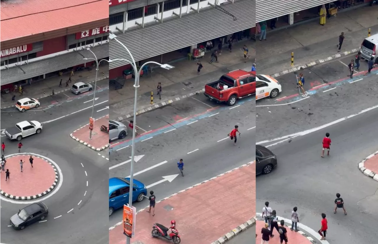 Kota Kinabalu police intensify patrols in response to viral videos of street kids' nuisance