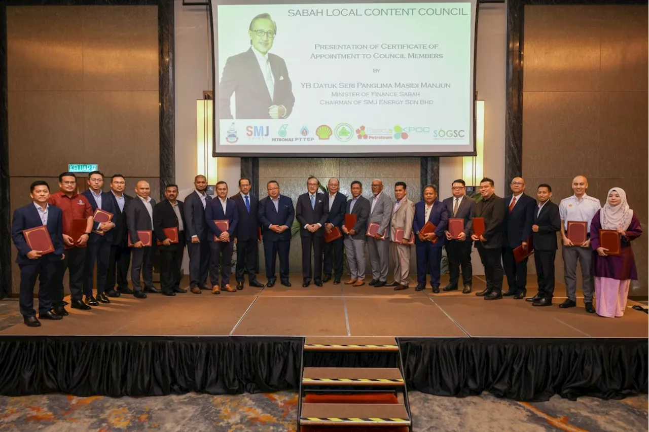 Sabah launches local content council to boost participation in oil and gas sector