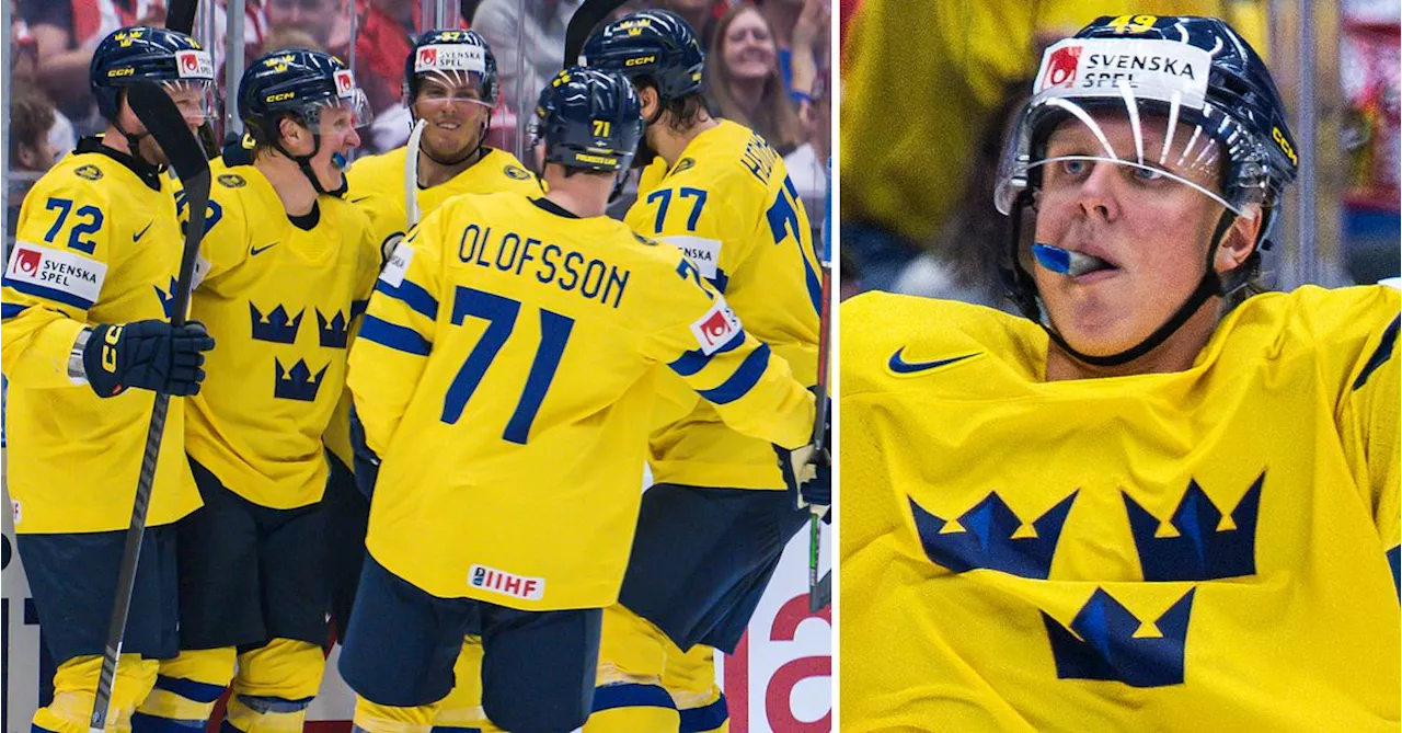 Ishockey: Tre mål på 26 sekunder när Tre Kronor gasade ifrån Lettland i rekordfart: ”Visste att de inte skulle orka”