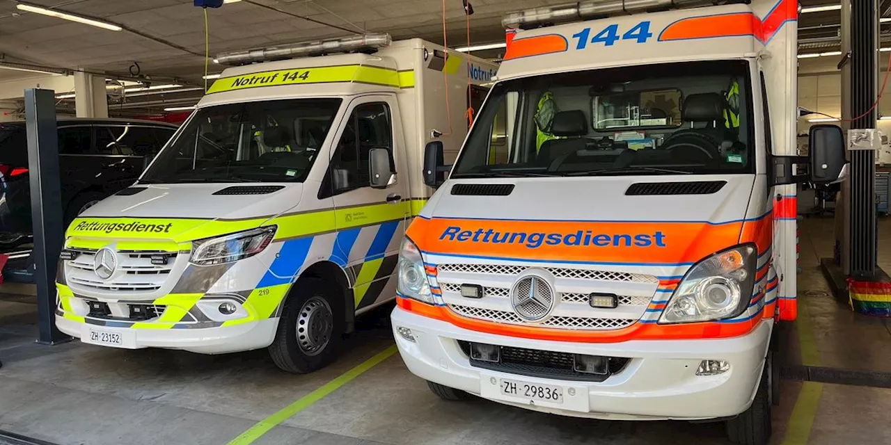 Die Ambulanzen von Schutz & Rettung Zürich erhalten ein neues Design