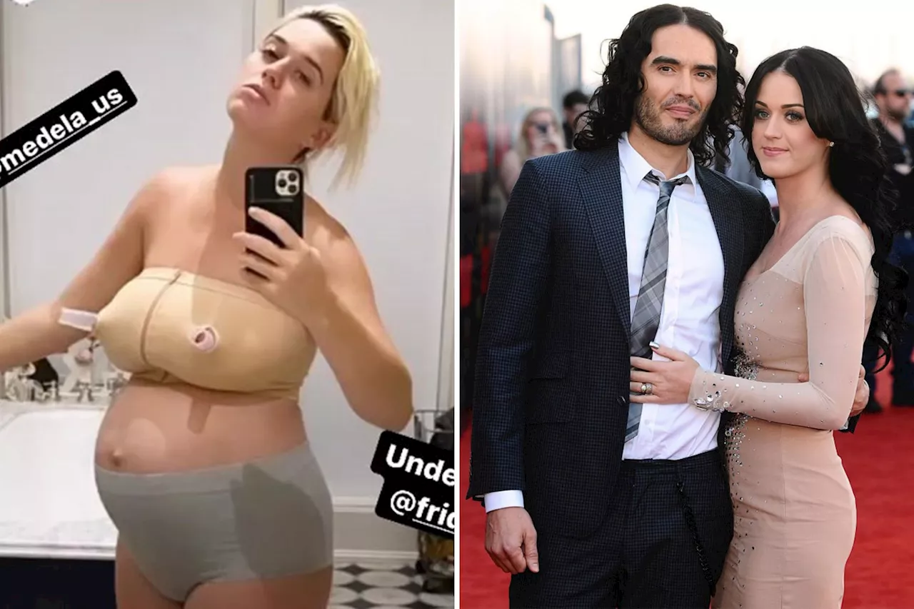 Katy Perry calls marriage to Russell Brand a ‘tornado’ after revealing ‘he texted me about the divor...