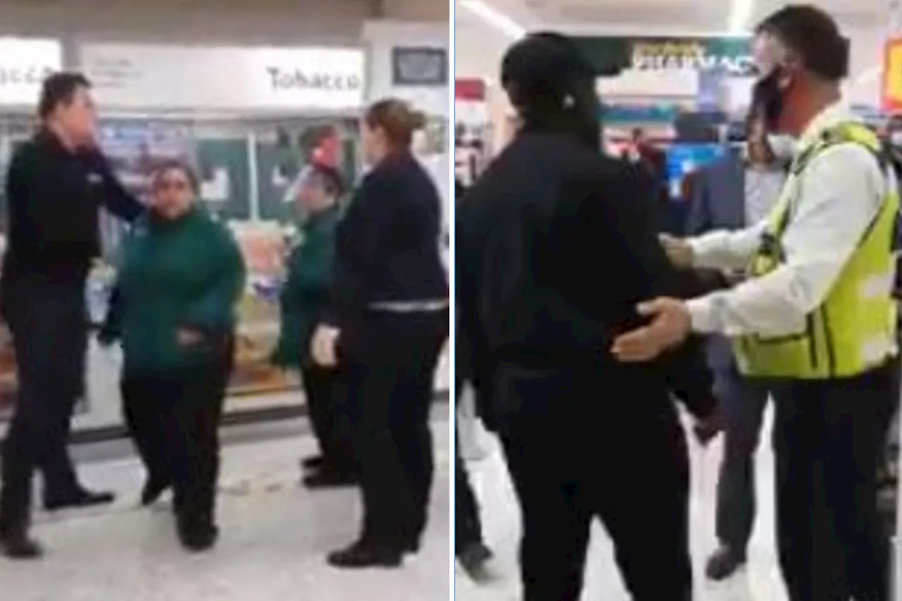 Shocking moment Morrisons worker calls shopper ‘a black c***’ in angry racist rant about rude customers...