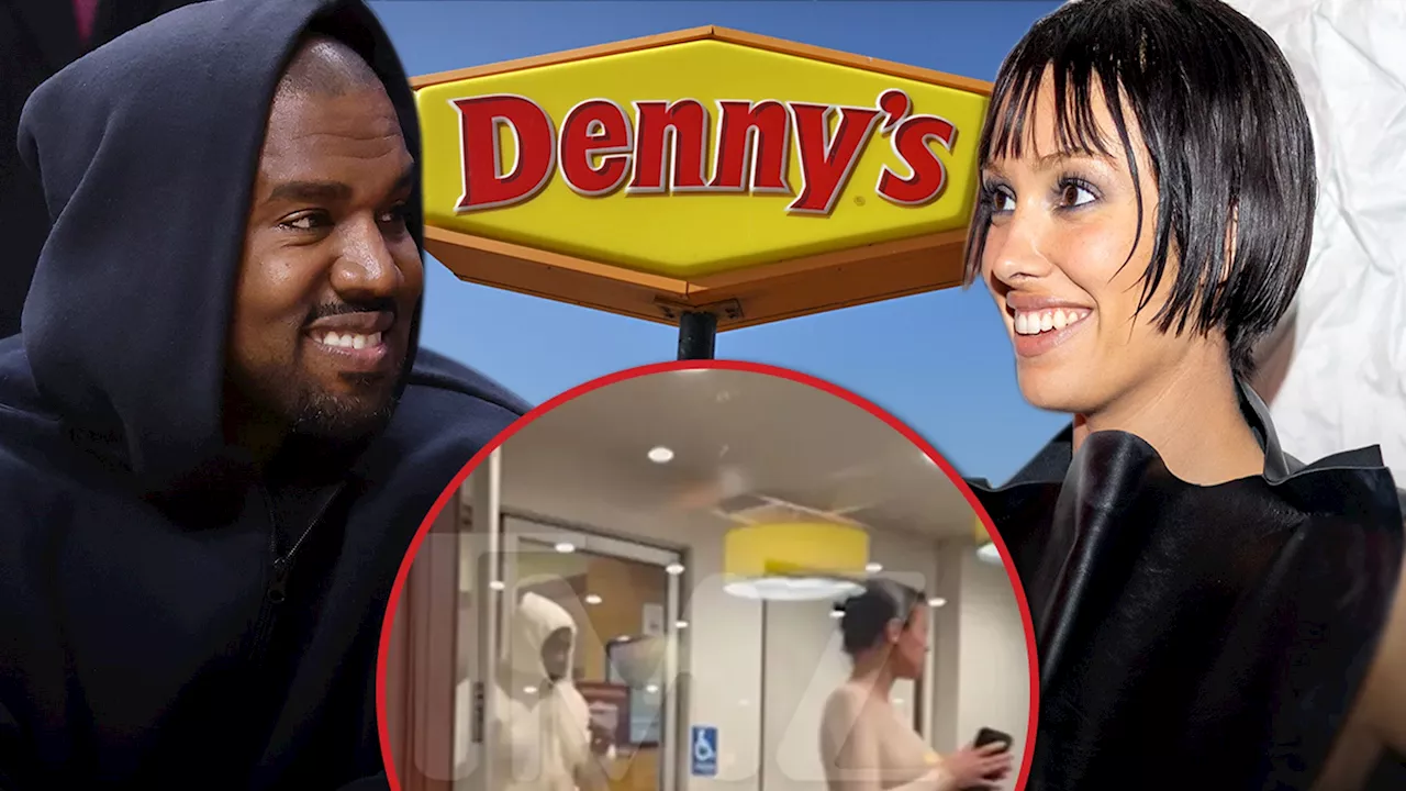 Kanye West and Bianca Censori Dine at Denny's Amid Major Yeezy Changes