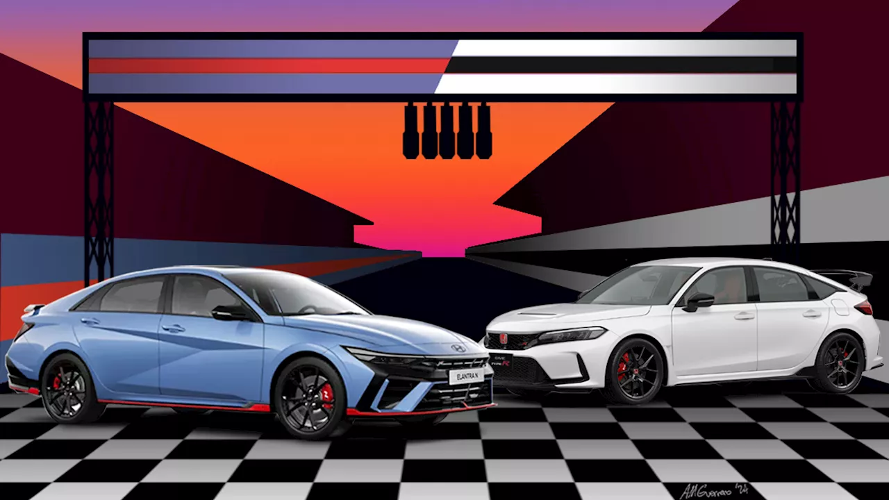 Spec-sheet brawl: Honda Civic Type R vs. Hyundai Elantra N