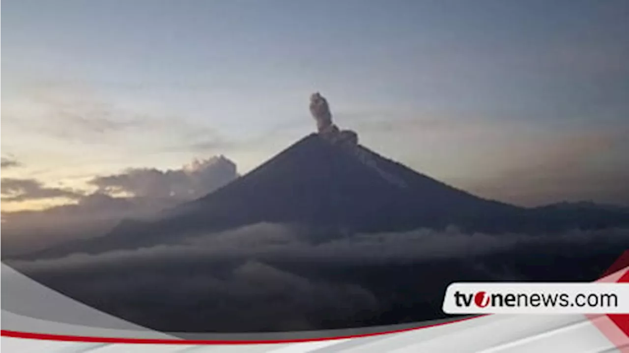 Gunung Semeru Erupsi Kembali, Luncuran Awan Panas Sejauh 3 Km