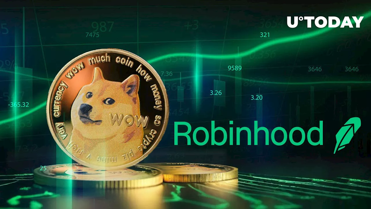 DOGE Price Soars 4.45% with 120 Million Dogecoin Mysteriously Sent to Robinhood