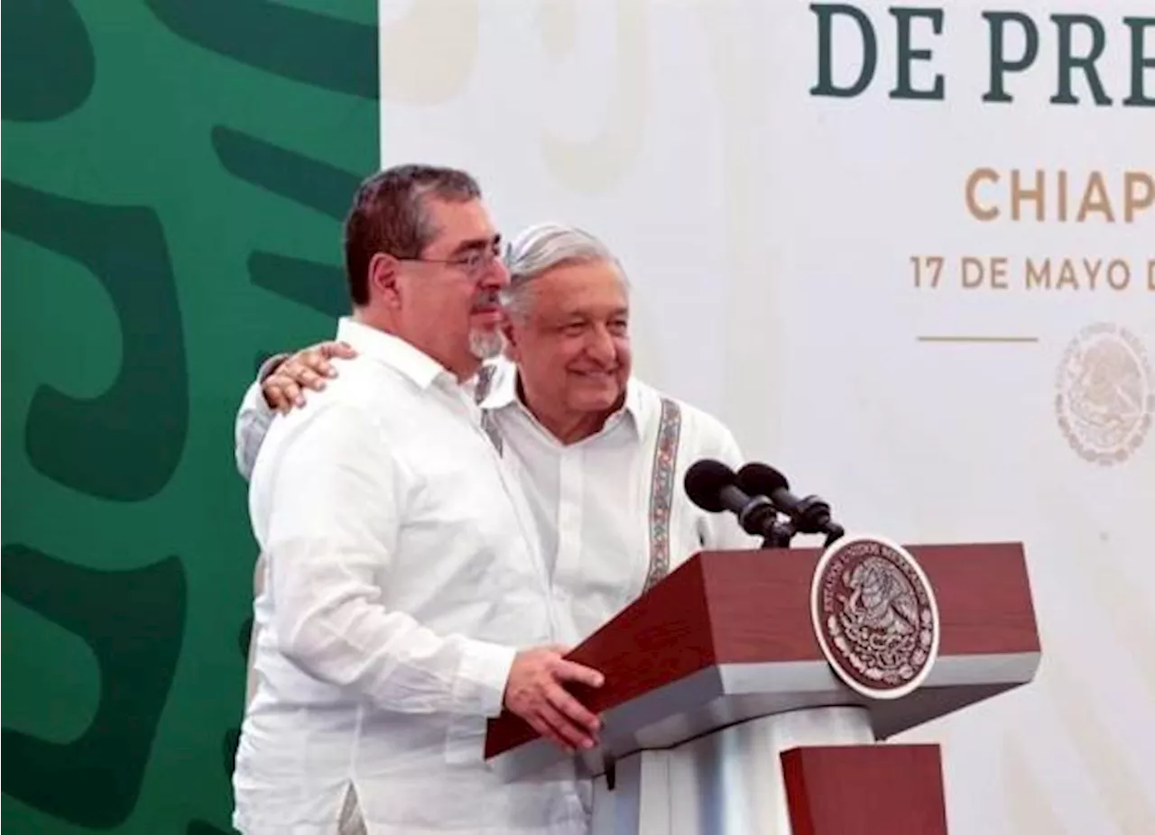 Analizan AMLO y Bernardo Arévalo de extender el Tren Maya hasta Guatemala