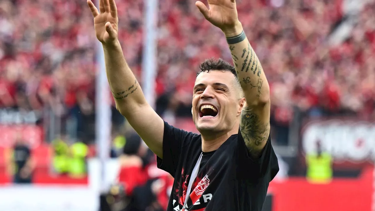 Bundesliga: Granit Xhaka erhält von Bayer Leverkusen einen Ring