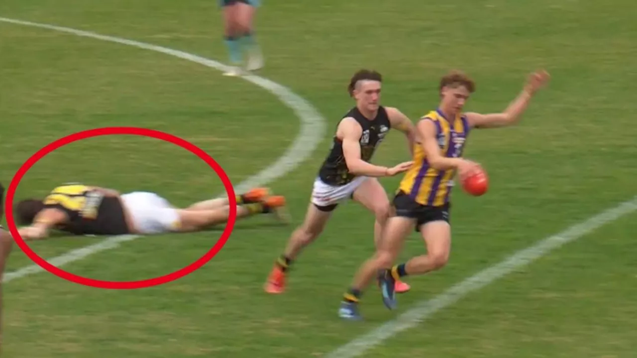 Sam Naismith goes down with suspected knee injury in VFL clash as heartening Richmond story crushed