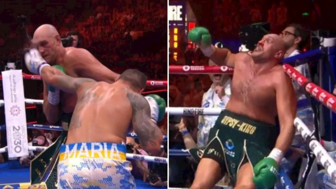 Tyson Fury filthy after collapsing in heavyweight title fight loss to Oleksandr Usyk