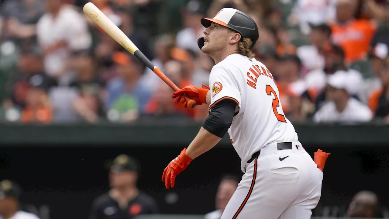 Gunnar Henderson's MLB-leading 15th HR ignites Orioles offense in 6-3 win over Mariners