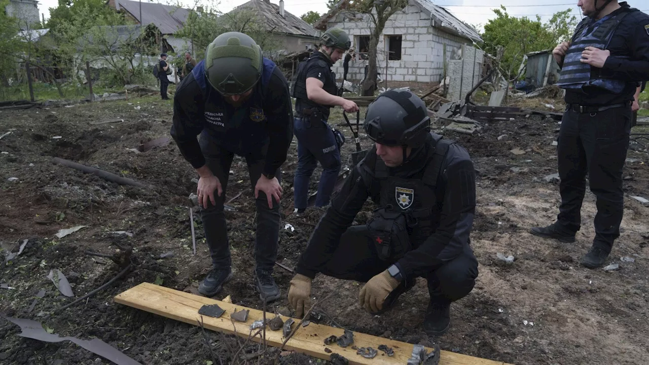 Ukraine and Russia exchange drone attacks while Russia continues its push in the east