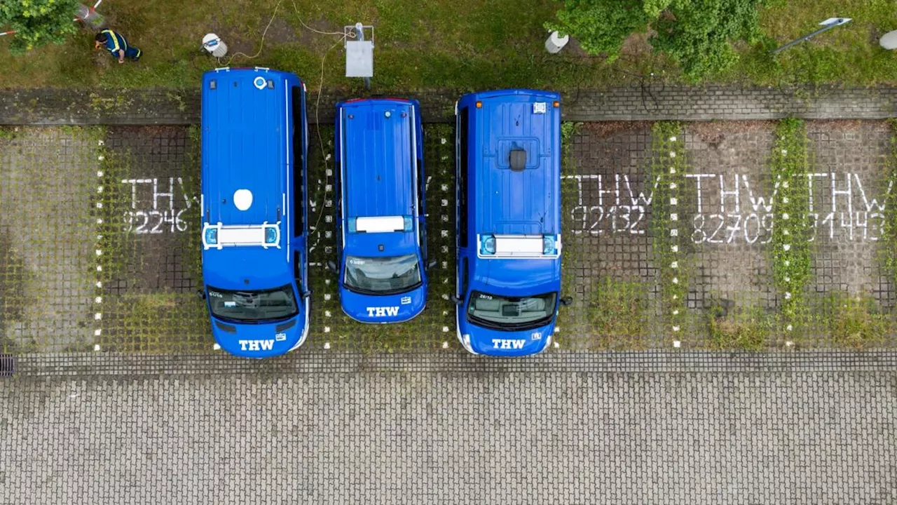 Großübung 'Dresdner Blitz': THW bereitet Funkausfall vor