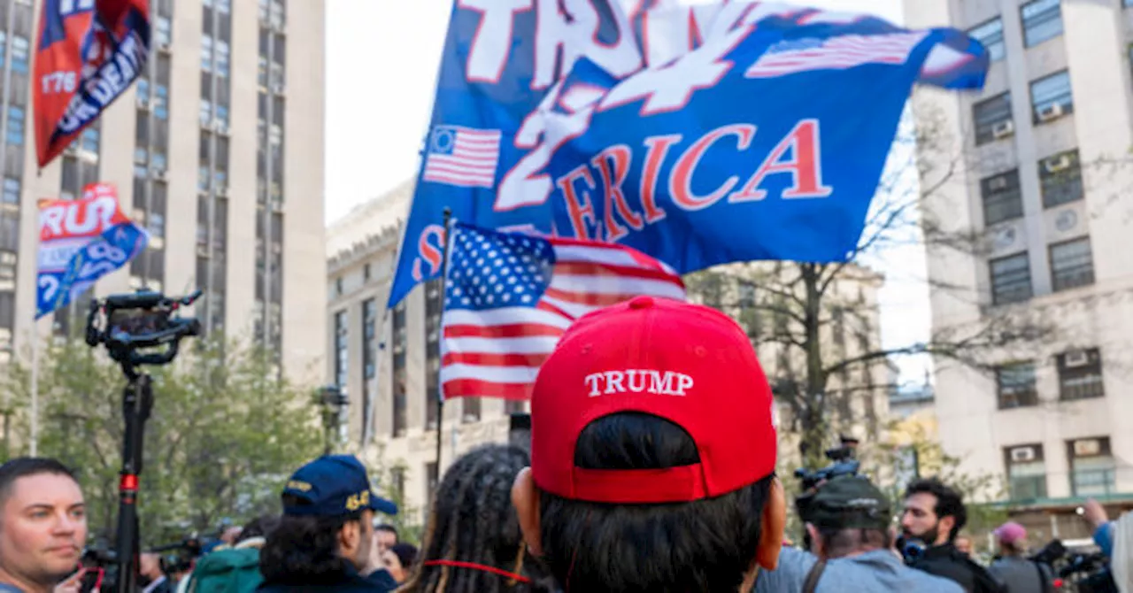 Trump Supporters Gather in the Bronx Ahead of Trump Visit