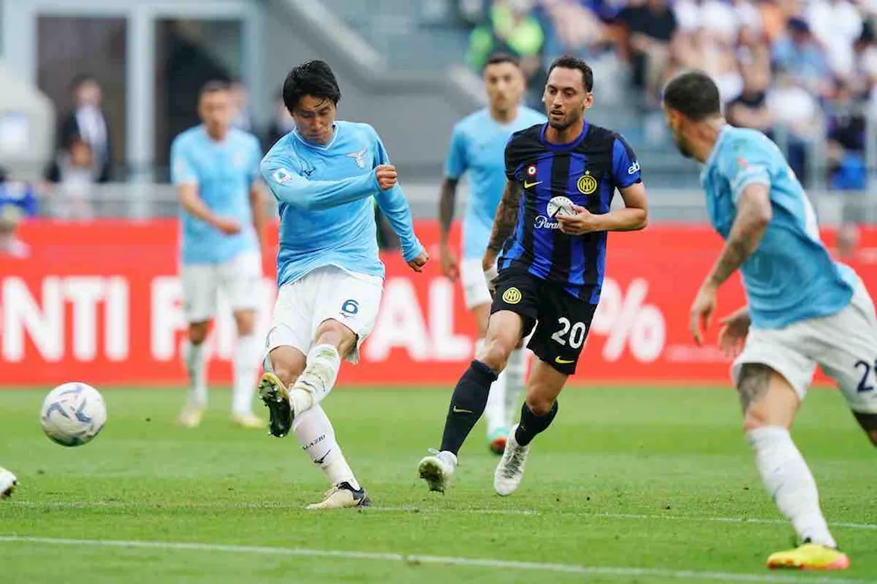 PAGELLE E TABELLINO INTER-LAZIO 1-1: Thuram annebbiato, samurai Kamada