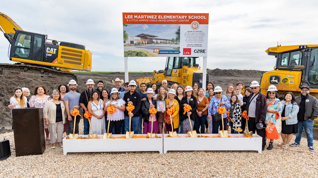 Hutto ISD breaks ground on Lee Martinez Elementary, honoring long-time bus driver