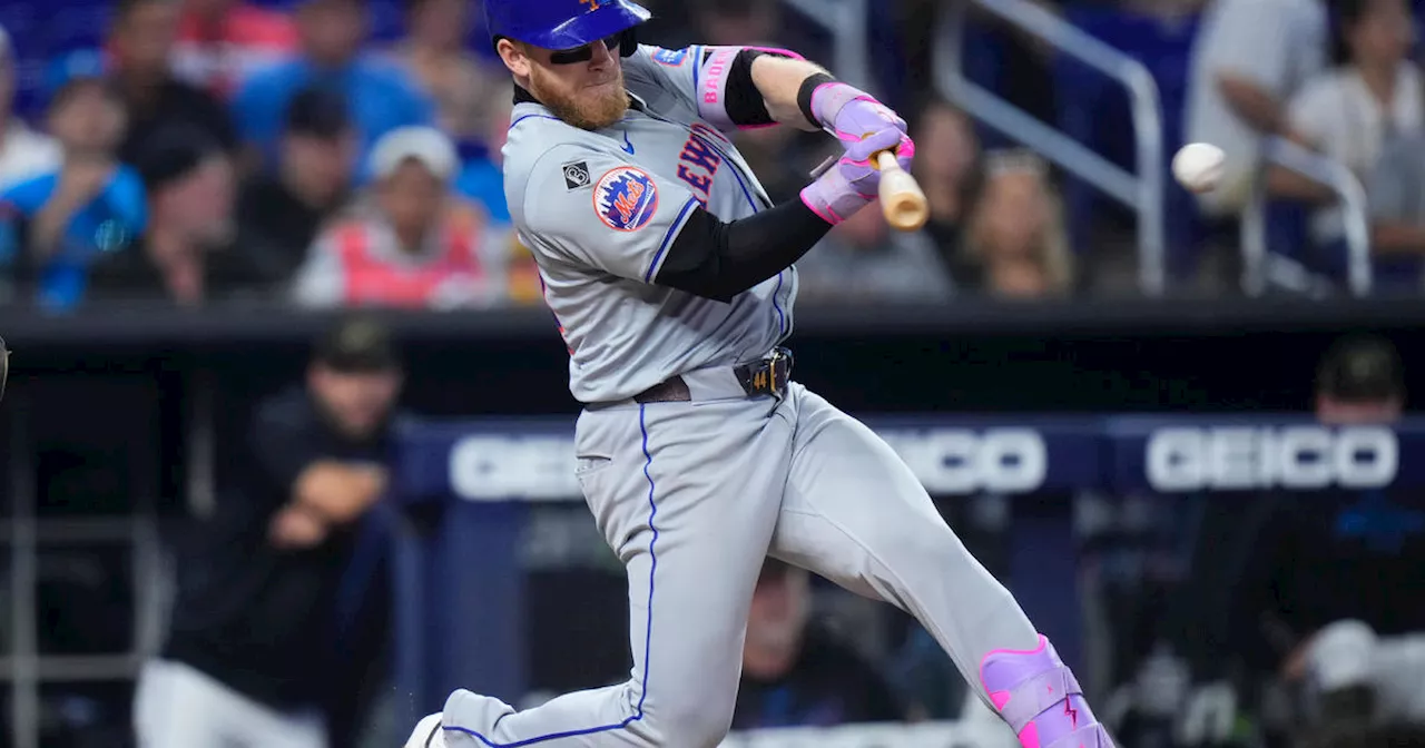 Mets jump on Marlins in first inning, avoid series sweep