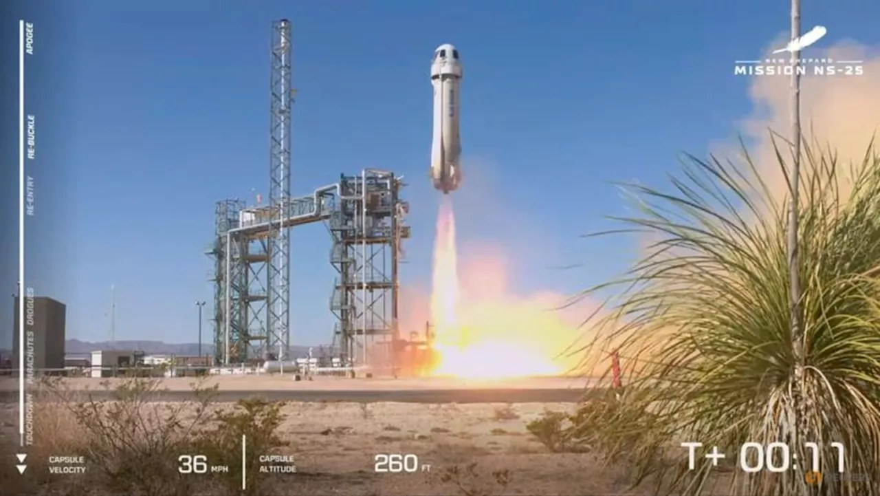 Bezos' Blue Origin launches first crew to edge of space since 2022 grounding