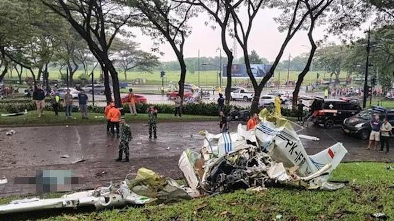 Pesawat Jatuh di BSD City Makan Nyawa 3 Korban