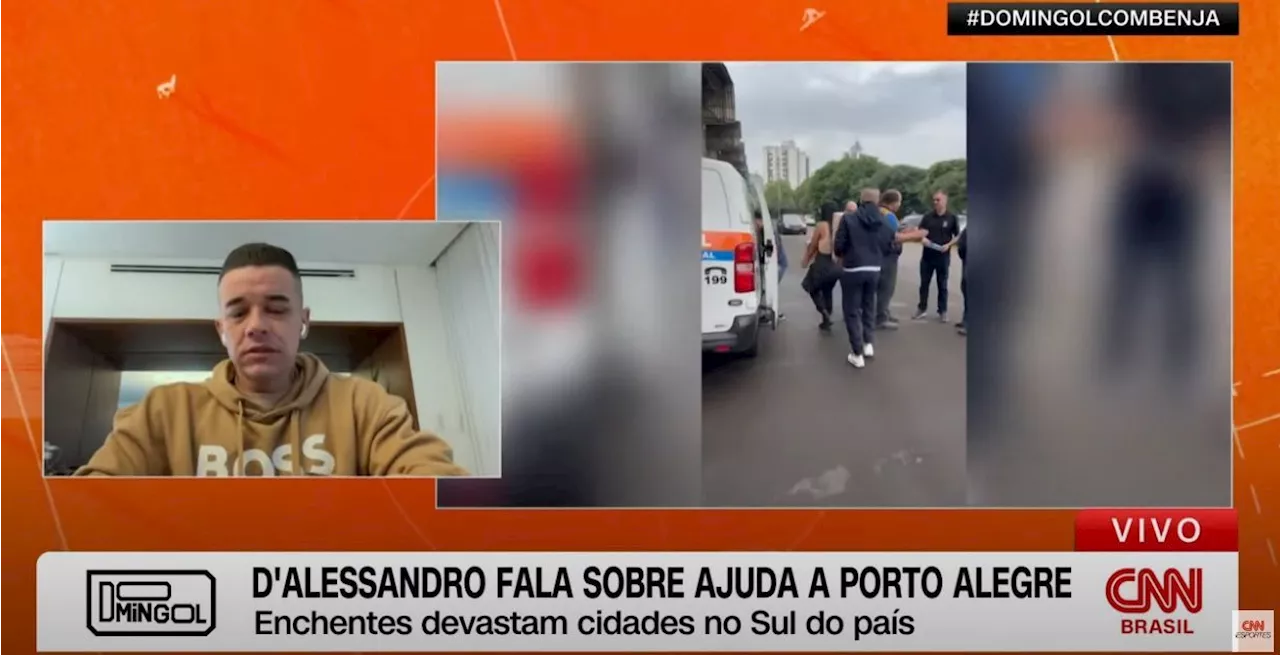 Ídolo do Inter, D’Alessandro alerta sobre drama no RS: “O pior não chegou”