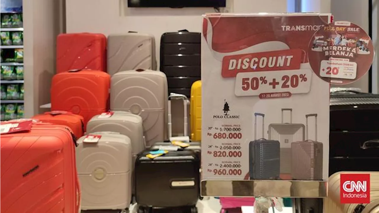 Sambut Long Weekend, Beli Koper di Transmart Berlaku Diskon Berlipat