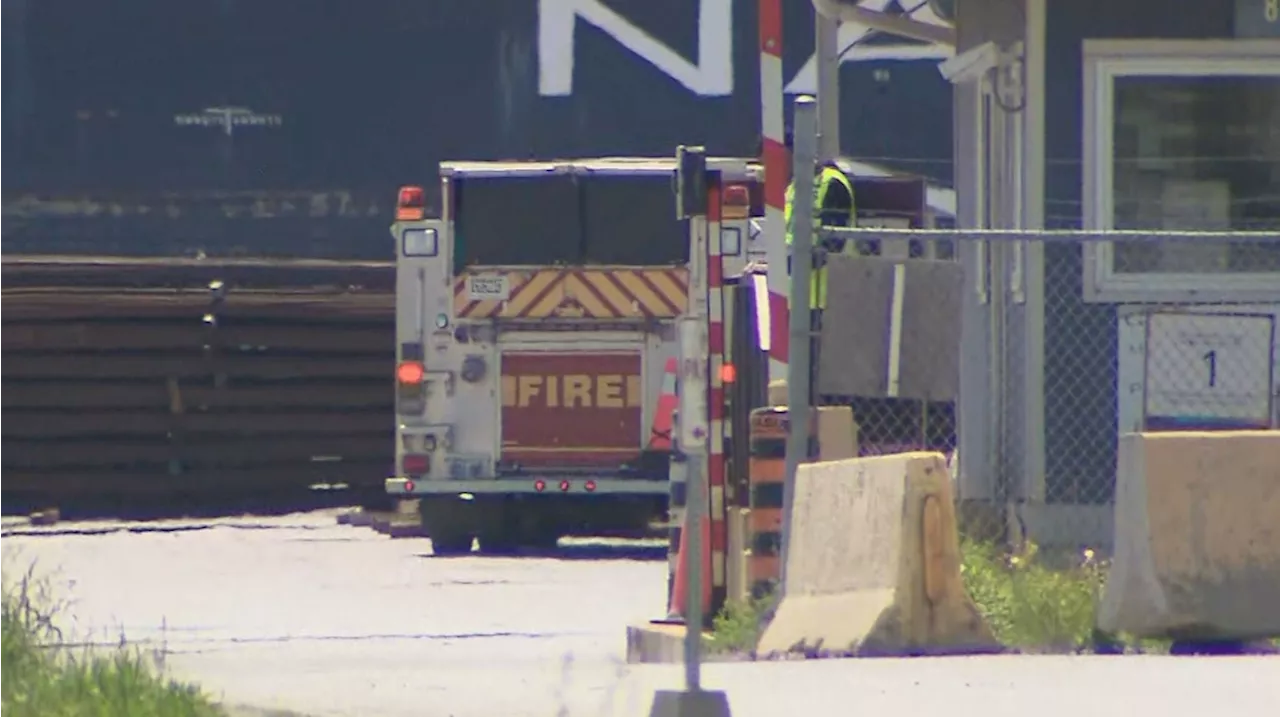 No injuries reported after large fire breaks out in the Port Lands: Toronto fire