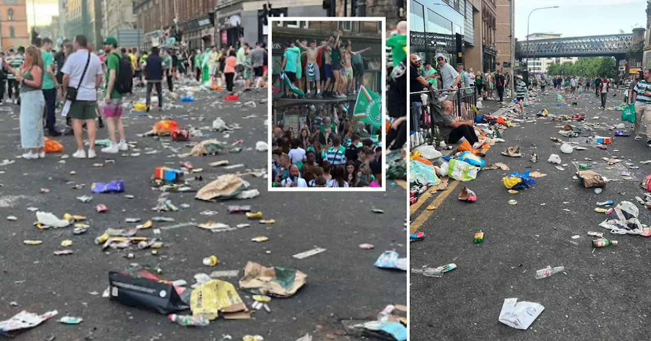 Council blasts 'unacceptable' Celtic fans' behaviour after carnage in Glasgow