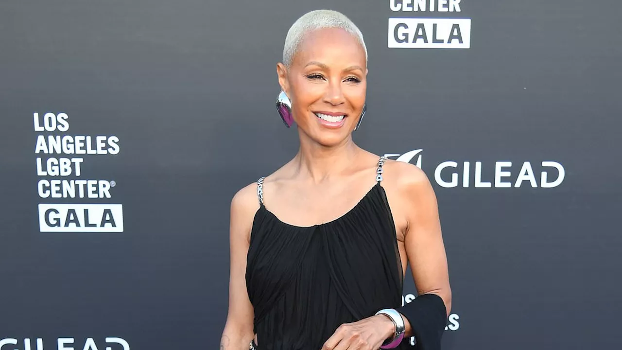 Jada Pinkett Smith puts on leggy display in black Alaïa dress as she joins Jewel and Cynthia Erivo...