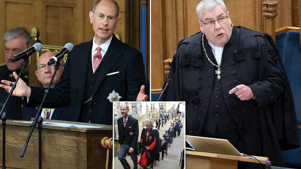 Prince Edward 'forever grateful' for 'overwhelming' and 'touching' support from royal chaplains...