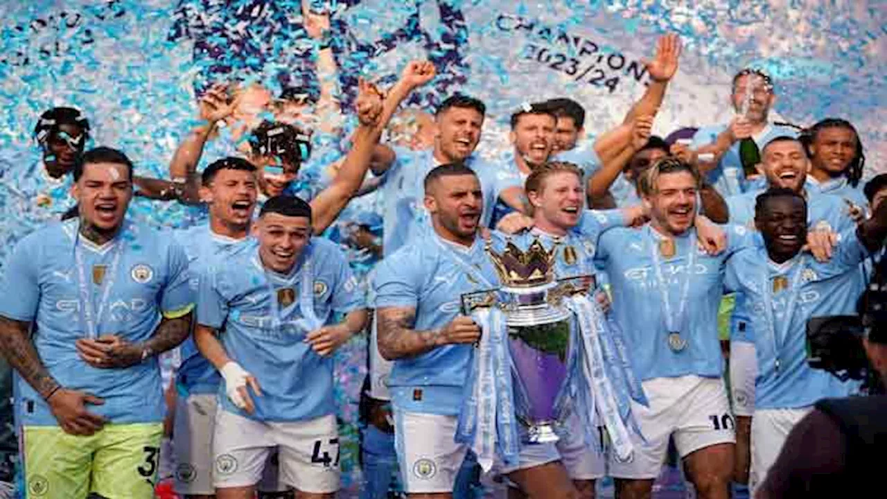 Man City win historic fourth straight Premier League title