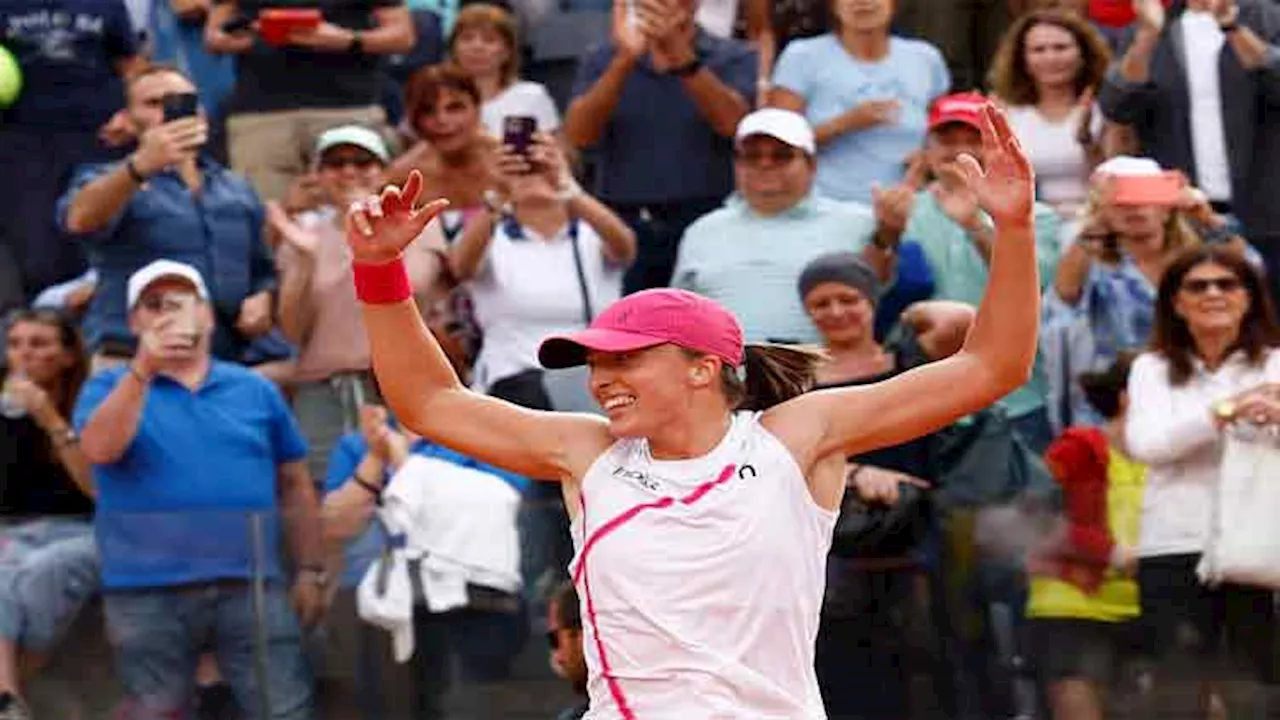 Swiatek brushes Sabalenka aside to win third Italian Open title