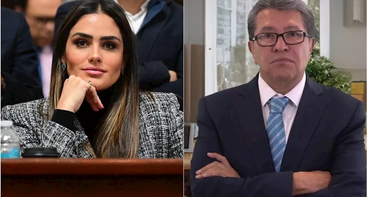 Alessandra Rojo de la Vega ironiza por “calumnias” contra Ricardo Monreal