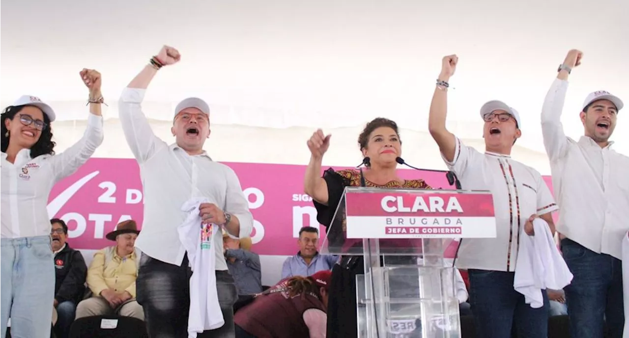 Clara Brugada suma a su proyecto a tres integrantes de Movimiento Ciudadano