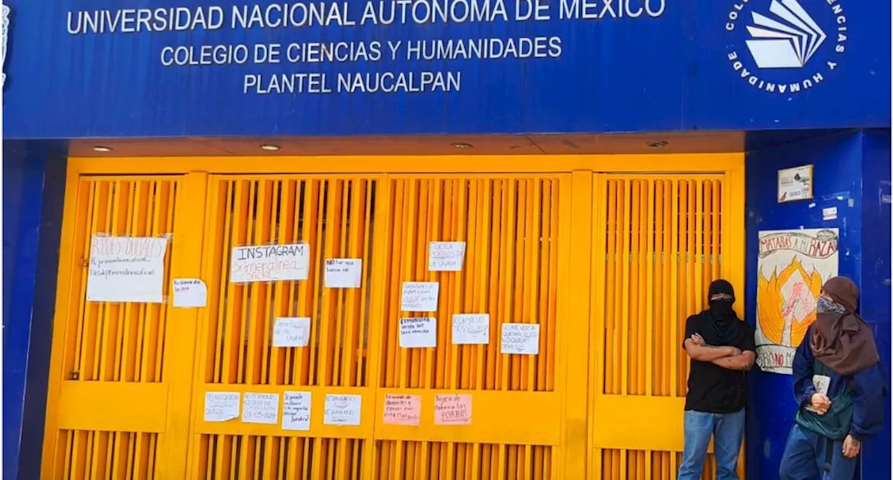 “No hemos roto una sola ventana, ni una chapa”: Estudiantes del CCH Naucalpan mantienen toma 'pacífica'