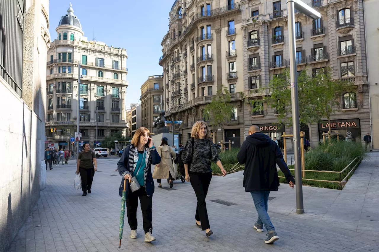 La Via Laietana de Barcelona renace tras las obras