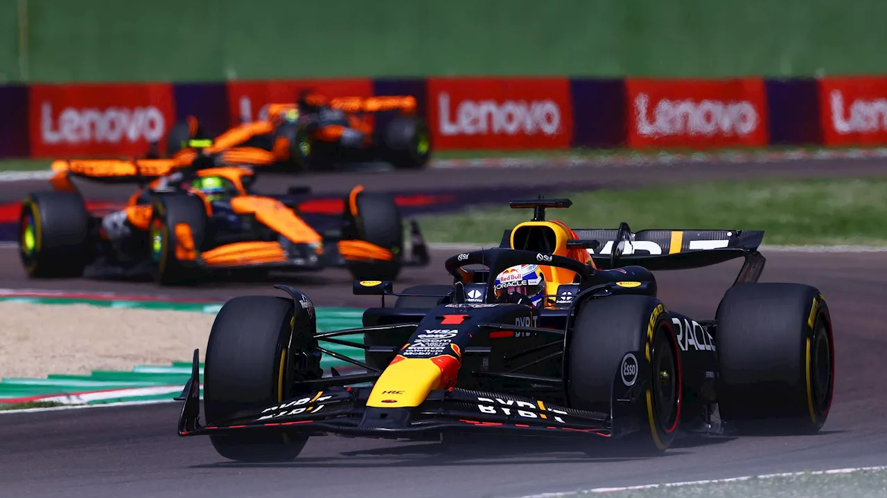 Max Verstappen vince soffrendo a Imola! Norris sfiora un clamoroso bis, Ferrari a podio con Leclerc, 5° Sainz