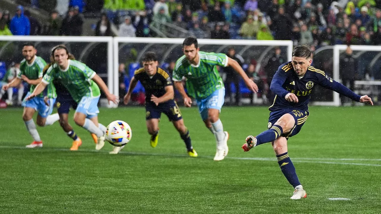 Disputed penalty in final minutes gives Whitecaps a 1-1 draw against Seattle Sounders