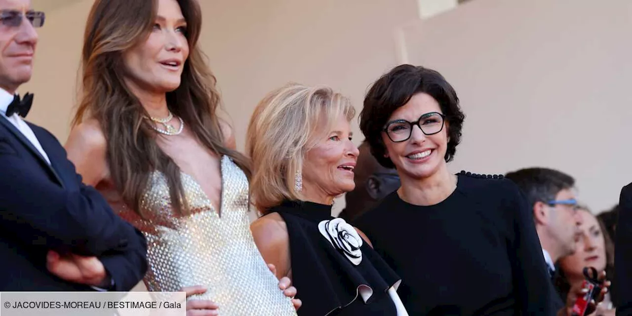 – Cannes 2024 : Carla Bruni et Rachida Dati, leurs retrouvailles euphoriques en haut des marches