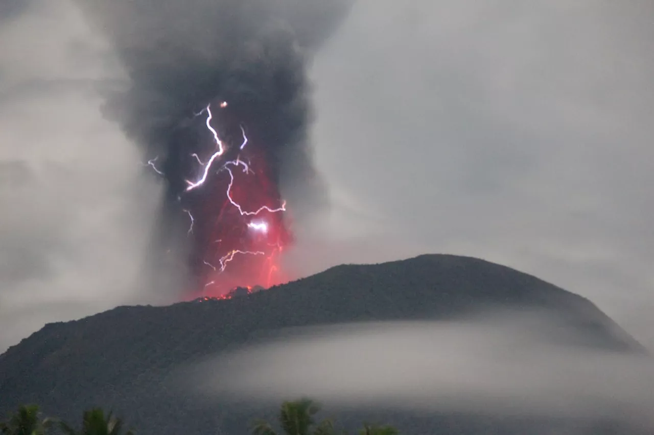 Eruption of Indonesia’s Mount Ibu forces seven villages to evacuate